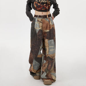 Main Interest Wide Leg Baggy Pants