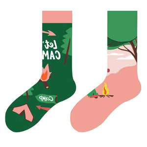 Let's Go Camping Socks