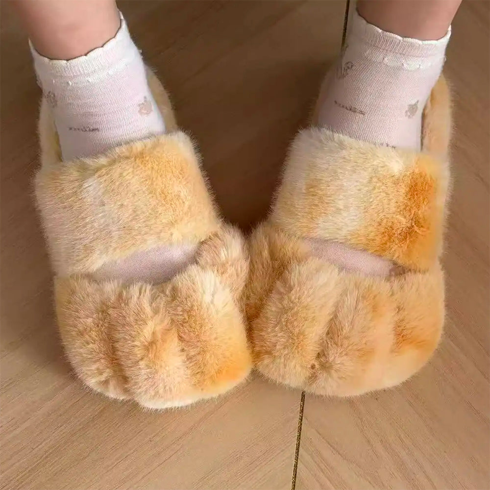 Cat Paw Furry Slippers