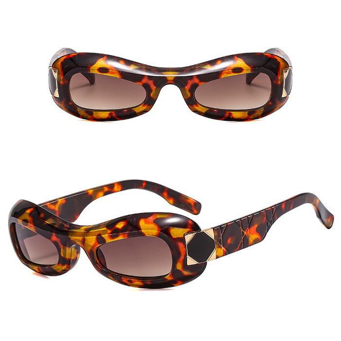 Chunky Oval Sunglasses