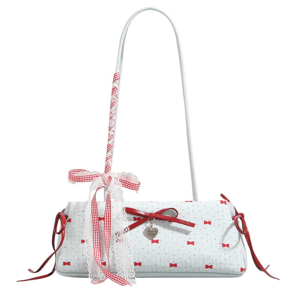 Coquette Charm Bow Shoulder Bag