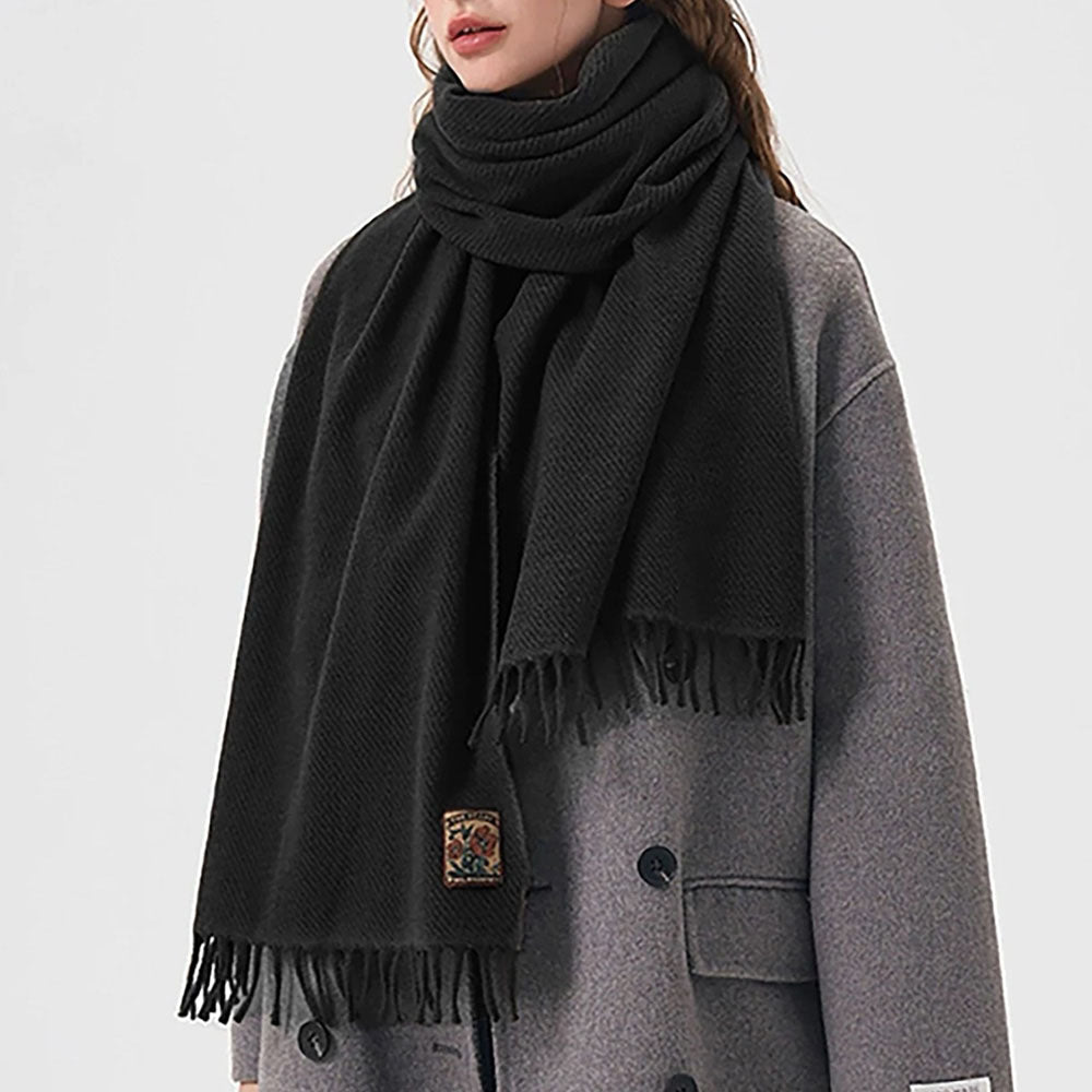 Cozy Up Warm Fringed Scarf