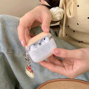 Cute Cherry Cake Airpods Case