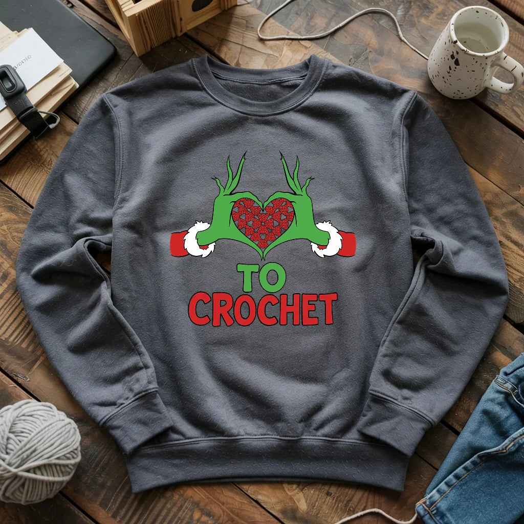 Yarnville Heart Sweatshirt