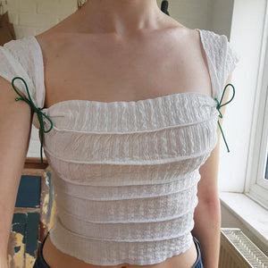 Fairycore Aesthetic Tied Cami Top