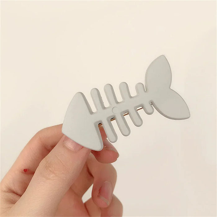 Fish Bone Mini Hair Clip