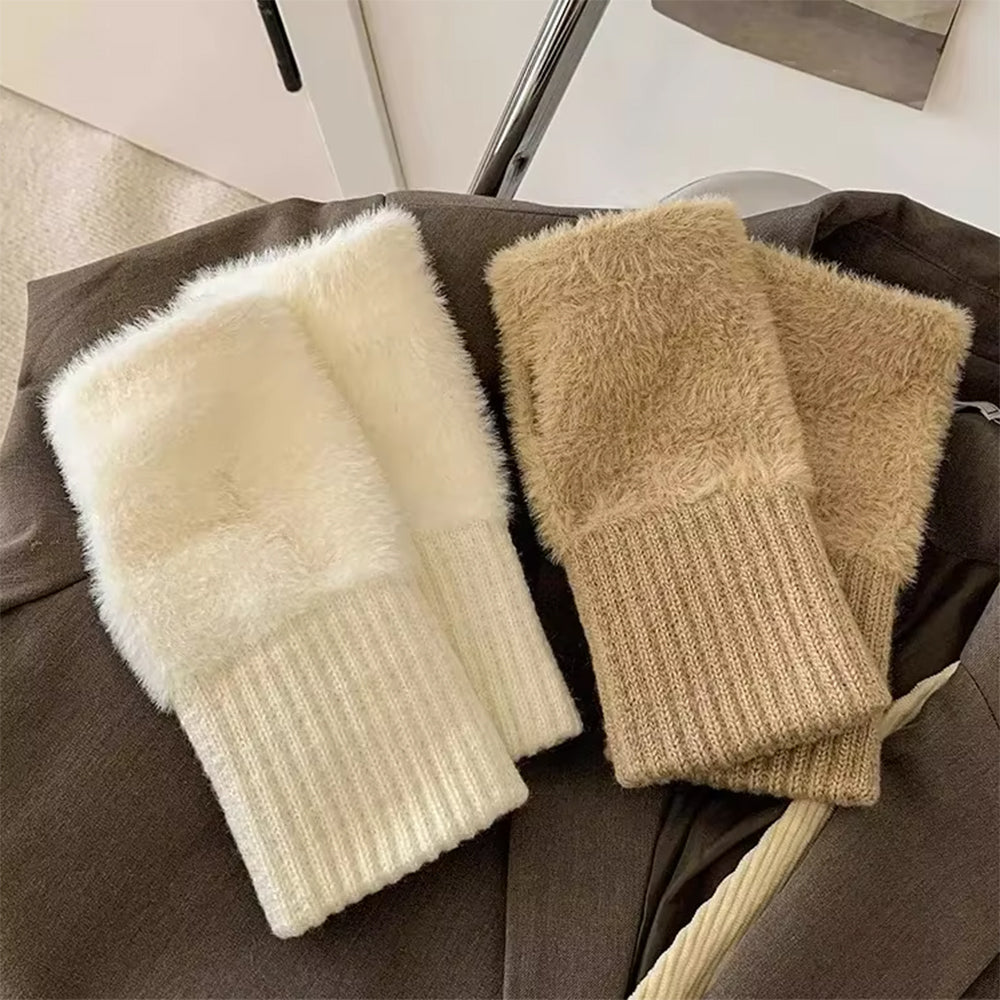 Fluffy Arm Warmers