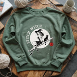 Crochet Stitch Witch Sweatshirt