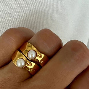Coastal Granddaughter Pearl Ring