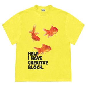 Goldfish Aesthetic Graphic T-Shirt