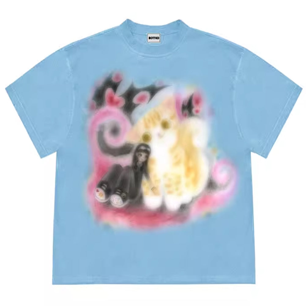 Graffiti Dreams Cat T-Shirt