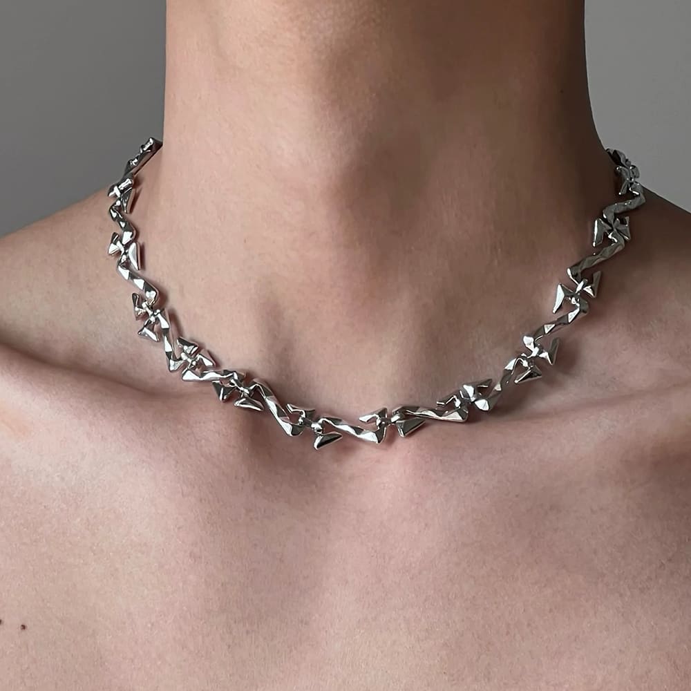 Crime Time Choker Necklace