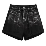 Grunge Aesthetic Denim Shorts