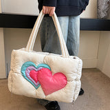 Heart Puffer Handbag