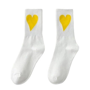 Heart Crush Ribbed Socks