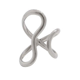 Infinity Twist Oversized Ring