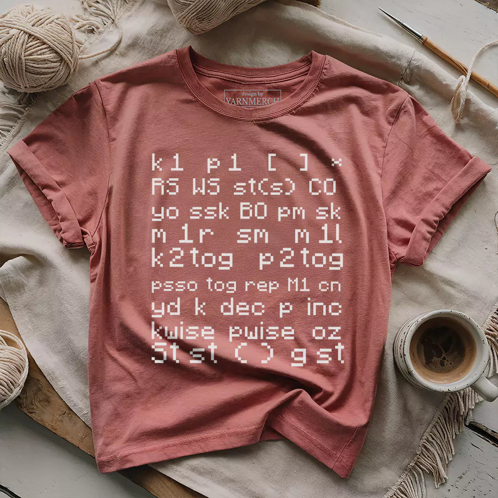Knitting Code T-shirt