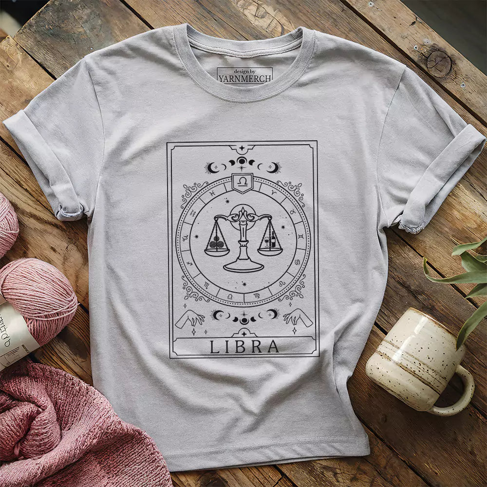 Libra Yarn Tarot T-shirt