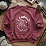 ADHD Knitting Club Sweatshirt