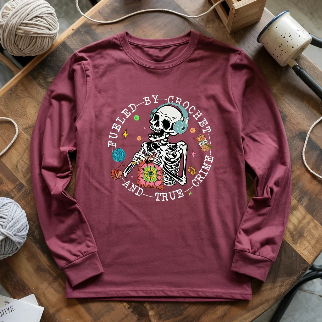 Crochet & True Crime Long Sleeve T-shirt