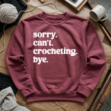 Crocheting. Bye Sweatshirt