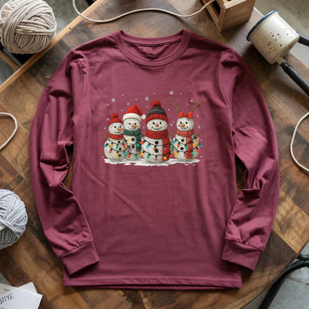 Yarny Snow Crew Long Sleeve T-shirt
