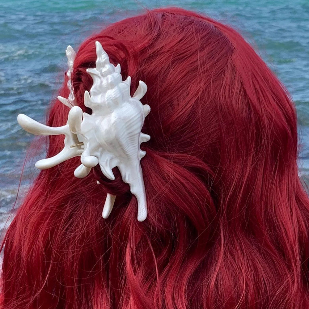 Mermaid Seashell Pearl Hair Claw