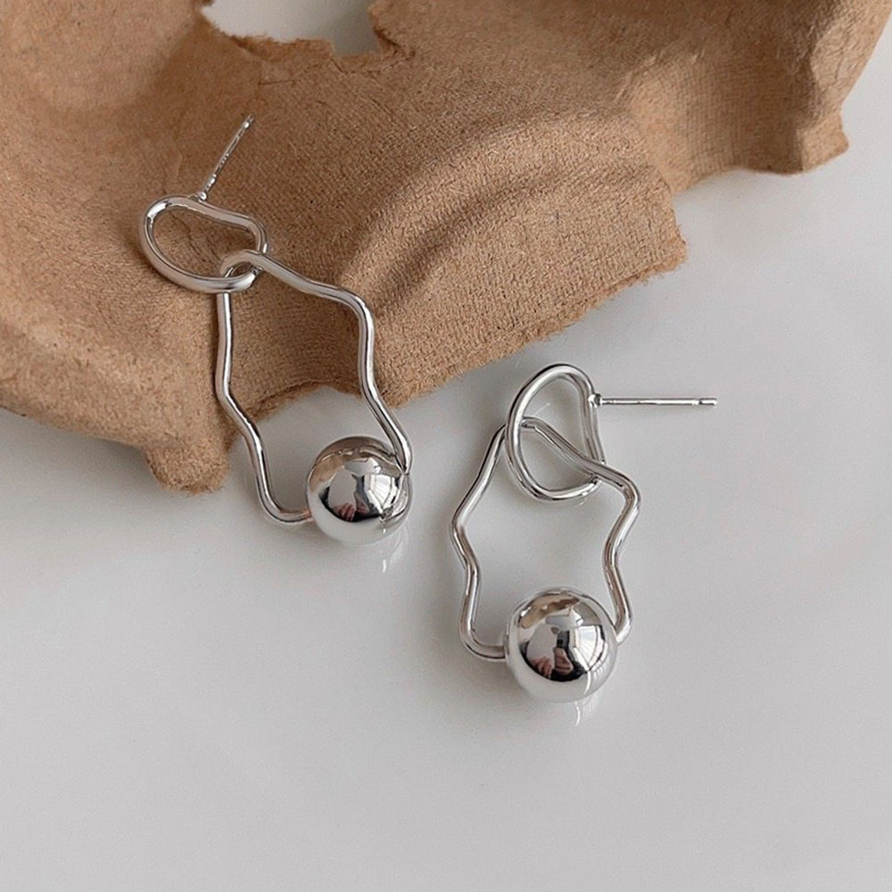 Minimalist Abstract Drop Earrings