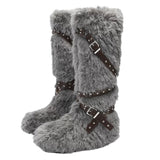 Moon Walk Furry Boots