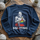 Knight Knitting Sweatshirt