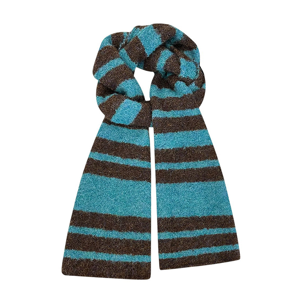 NYC Downtown Girl Striped Scarf