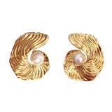 Ocean Whisper Shell Earrings