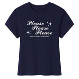 Please Don’t Y2K Baby Tee