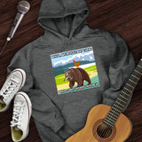 Chicken On A Bear Hoodie