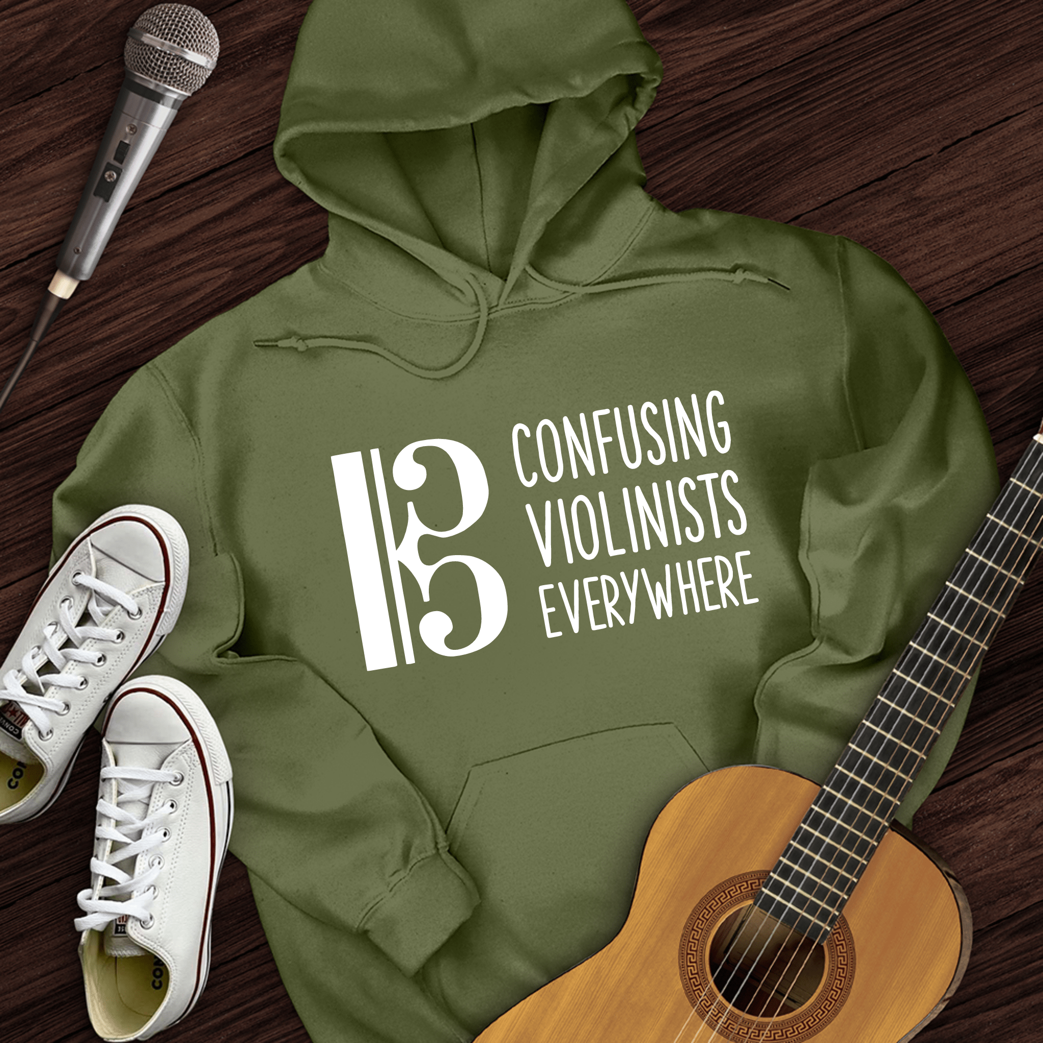 Confusing Violinists Hoodie