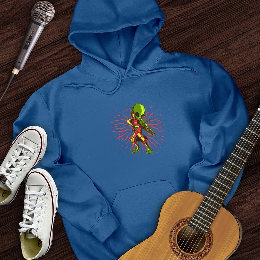 Alien Playing Violin Hoodie