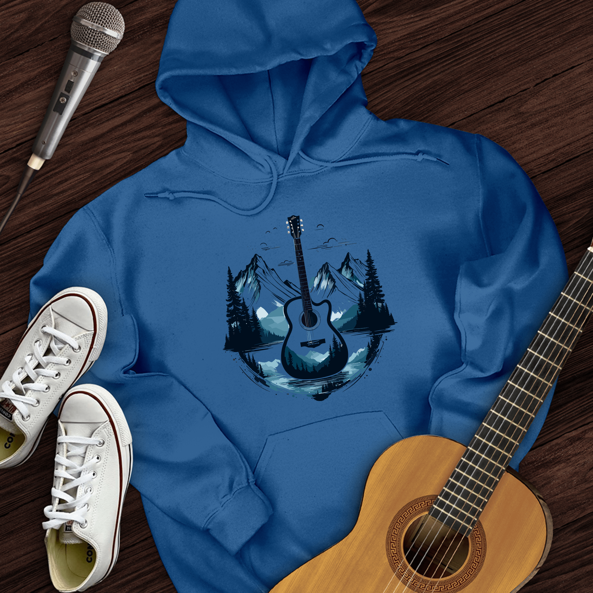 Glacier Guitar Hoodie