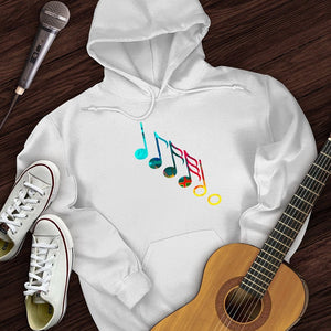 Colorful Music Notes Hoodie