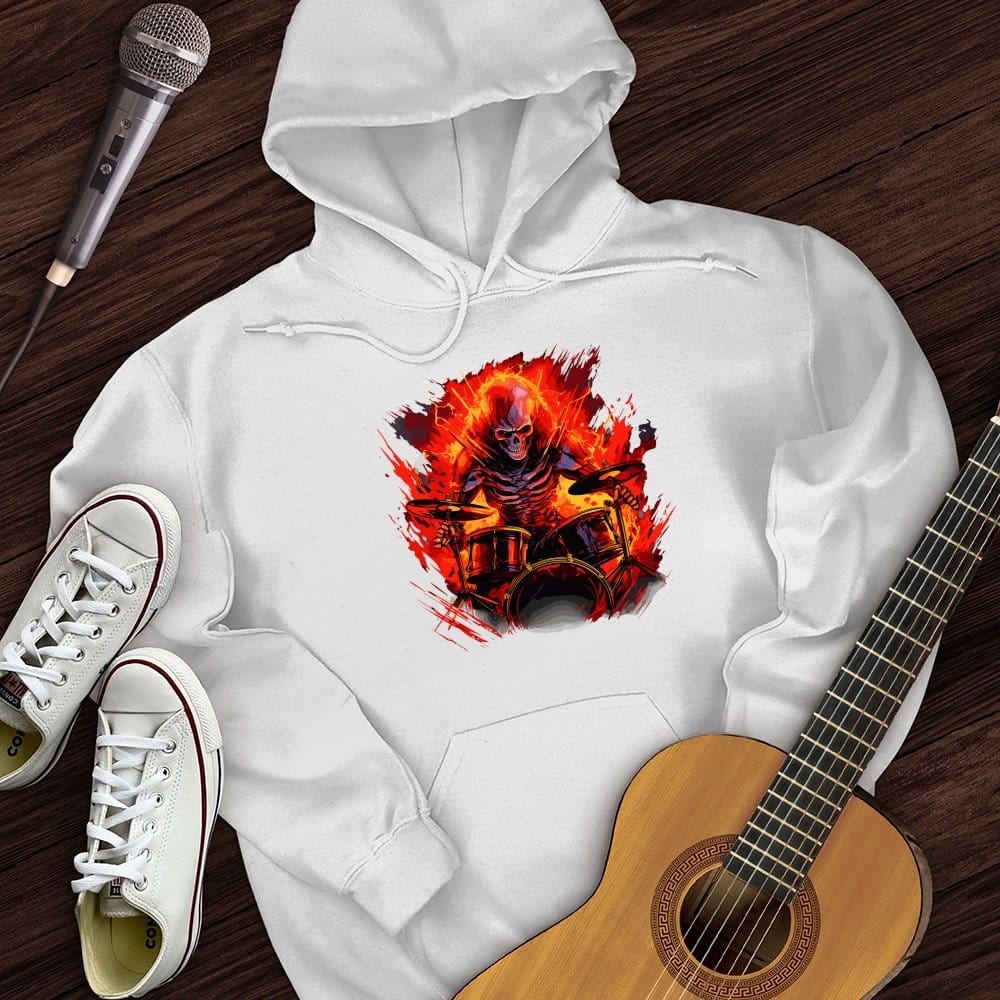 Fiery Drummer Guitar Hoodie