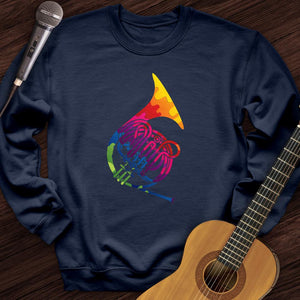 Colorful Horn Crewneck