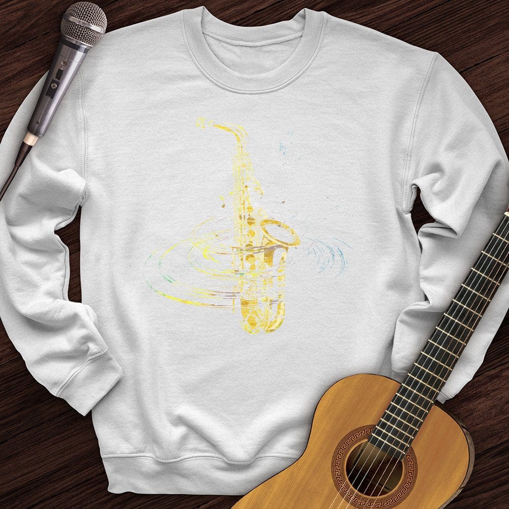 Colorful Sax Crewneck