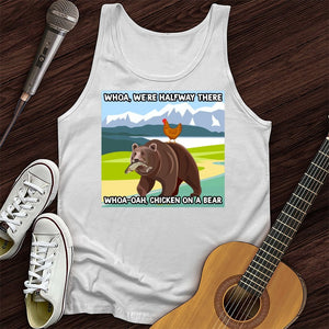 Chicken On A Bear Tank Top