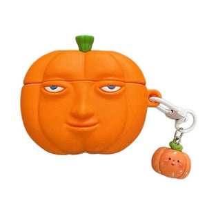 Pumpkin Mood Silicone AirPods Case