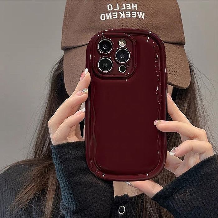 Red Lacquered iPhone Case