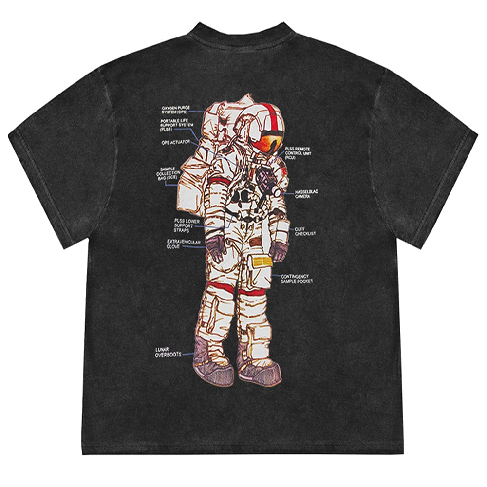 Space Mission Oversized T-Shirt