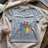 Girls Gone Knitting Lady V-neck