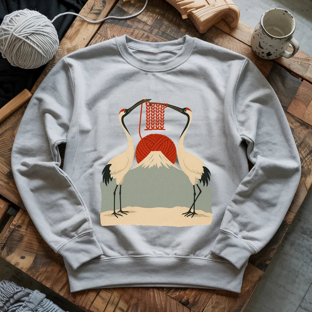 Knitting Sun Sweatshirt