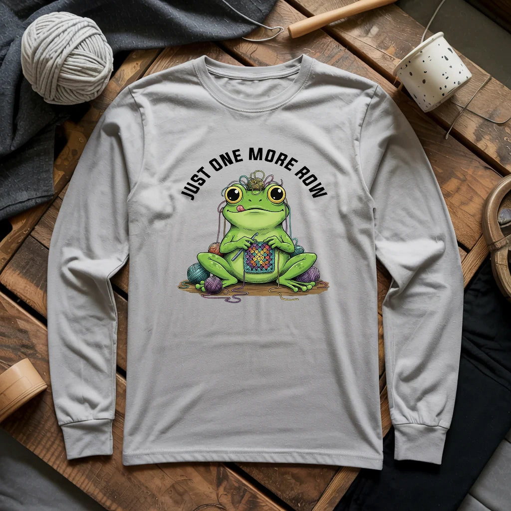 One More Row Frogging Long Sleeve T-shirt