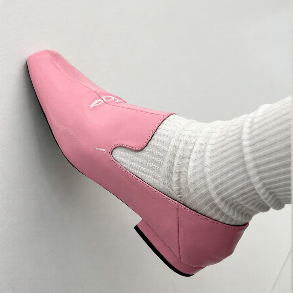 Dancing Life Square Toe Flat Loafers