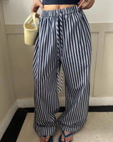 Casual Friday Striped Pants